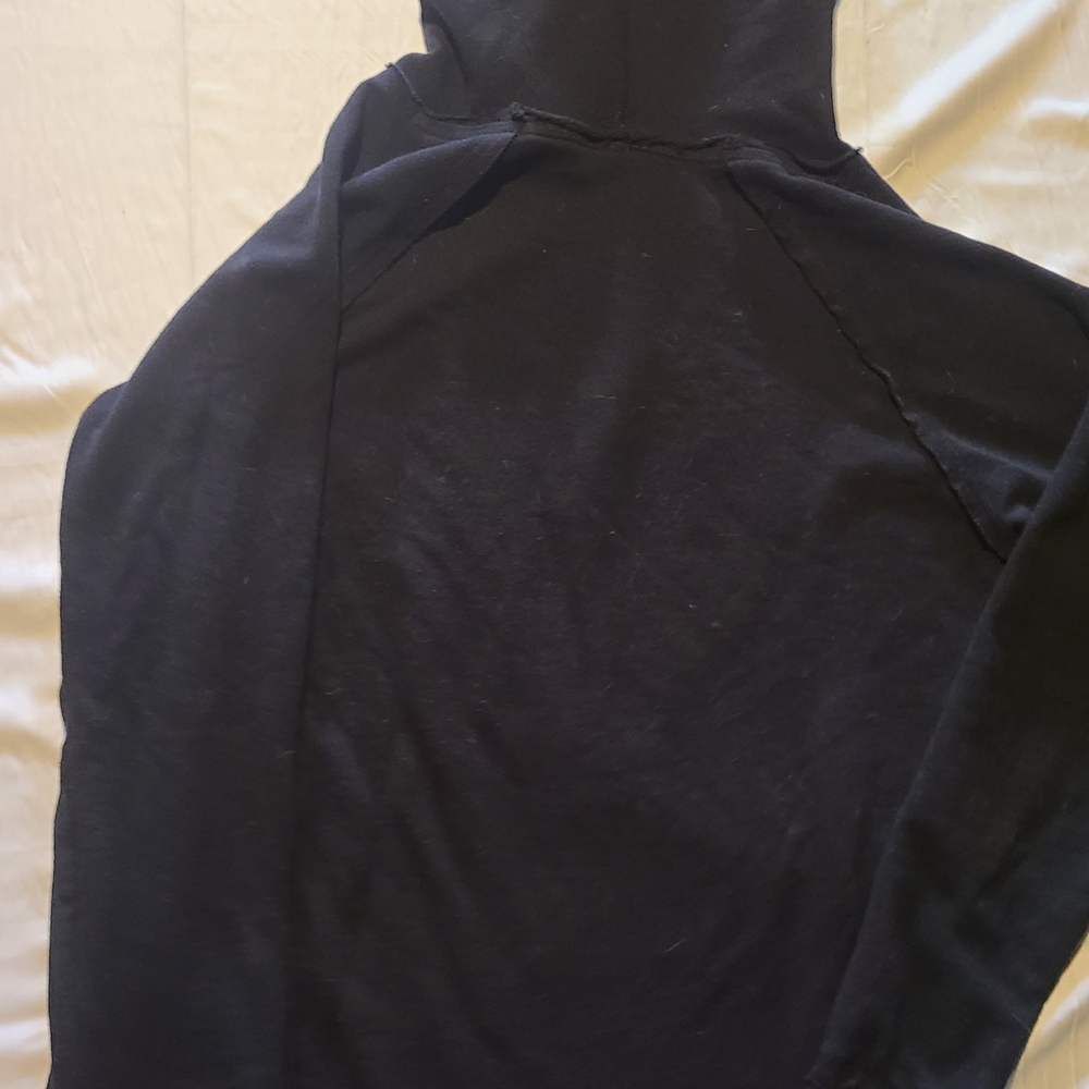 Perfectly Imperfect Black Hoodie View 2